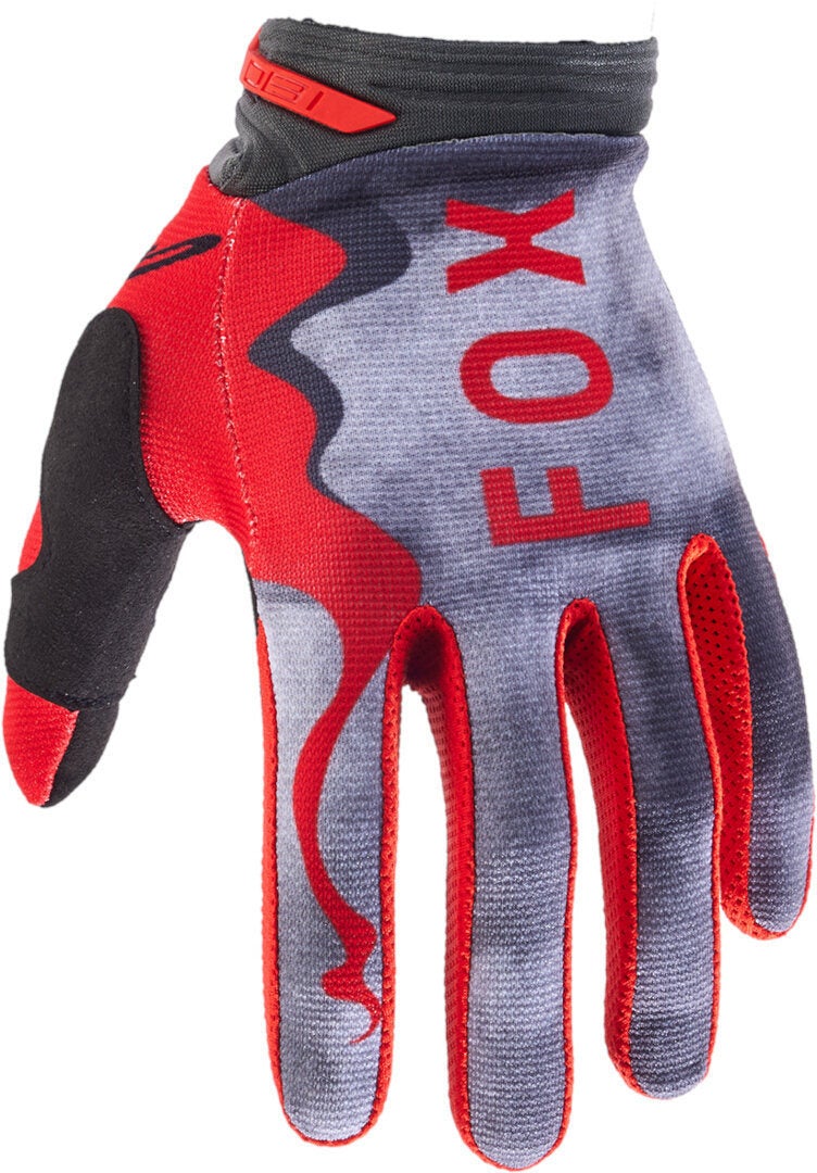 FOX 180 Atlas Motocross handsker sort/grå/rød L Figur 1