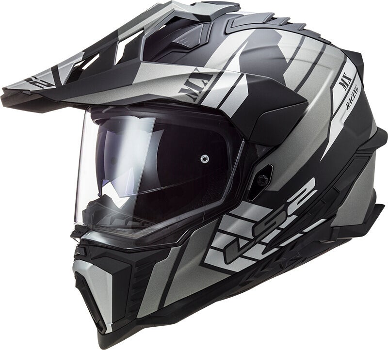 LS2 MX701 Explorer HPFC Atlantis Motokrosová přilba Titanová mat XXL (63/64) Obrázek 1