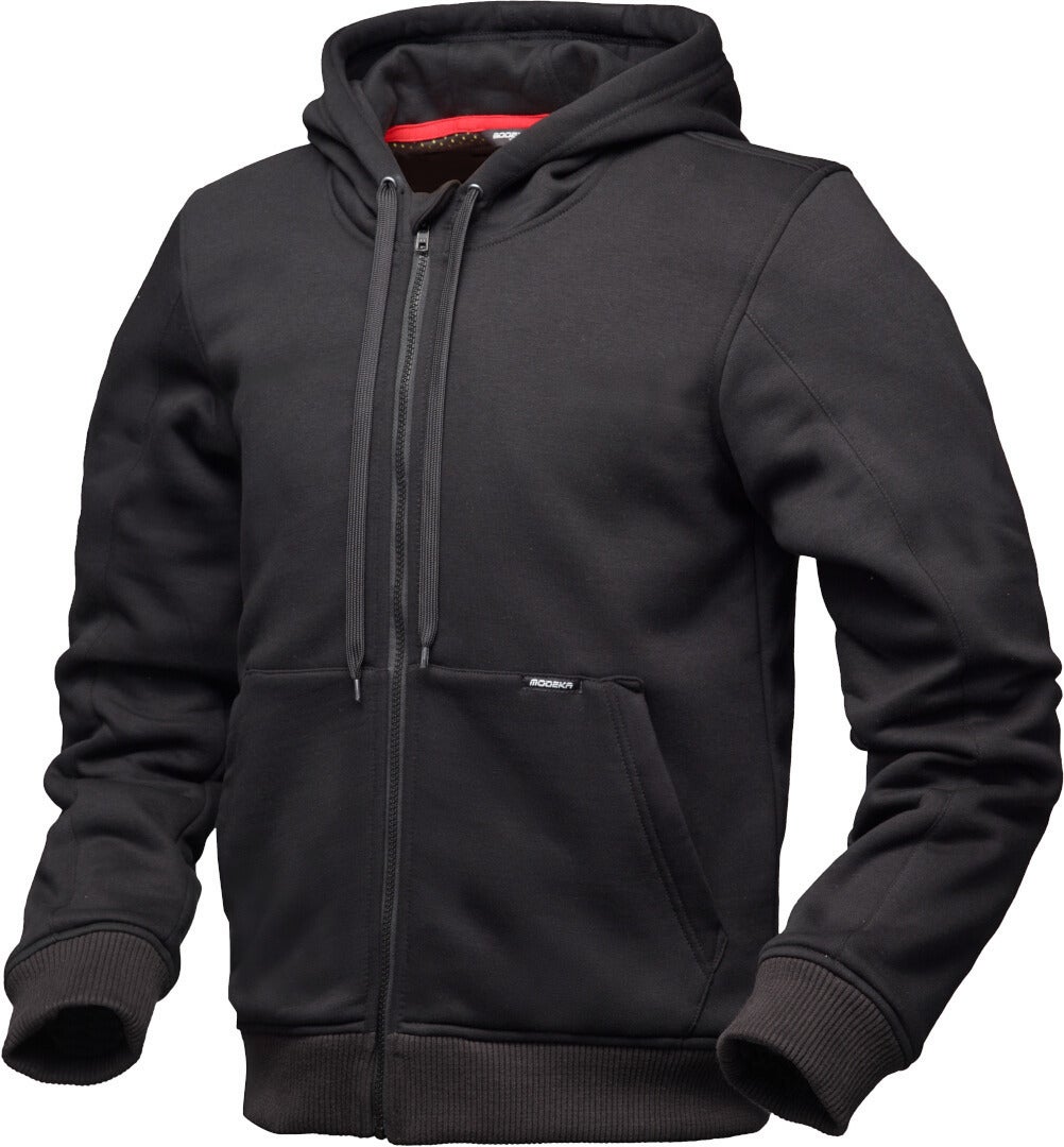 Modeka Jamey Sweat à capuche zippé de moto noir L Figure 1