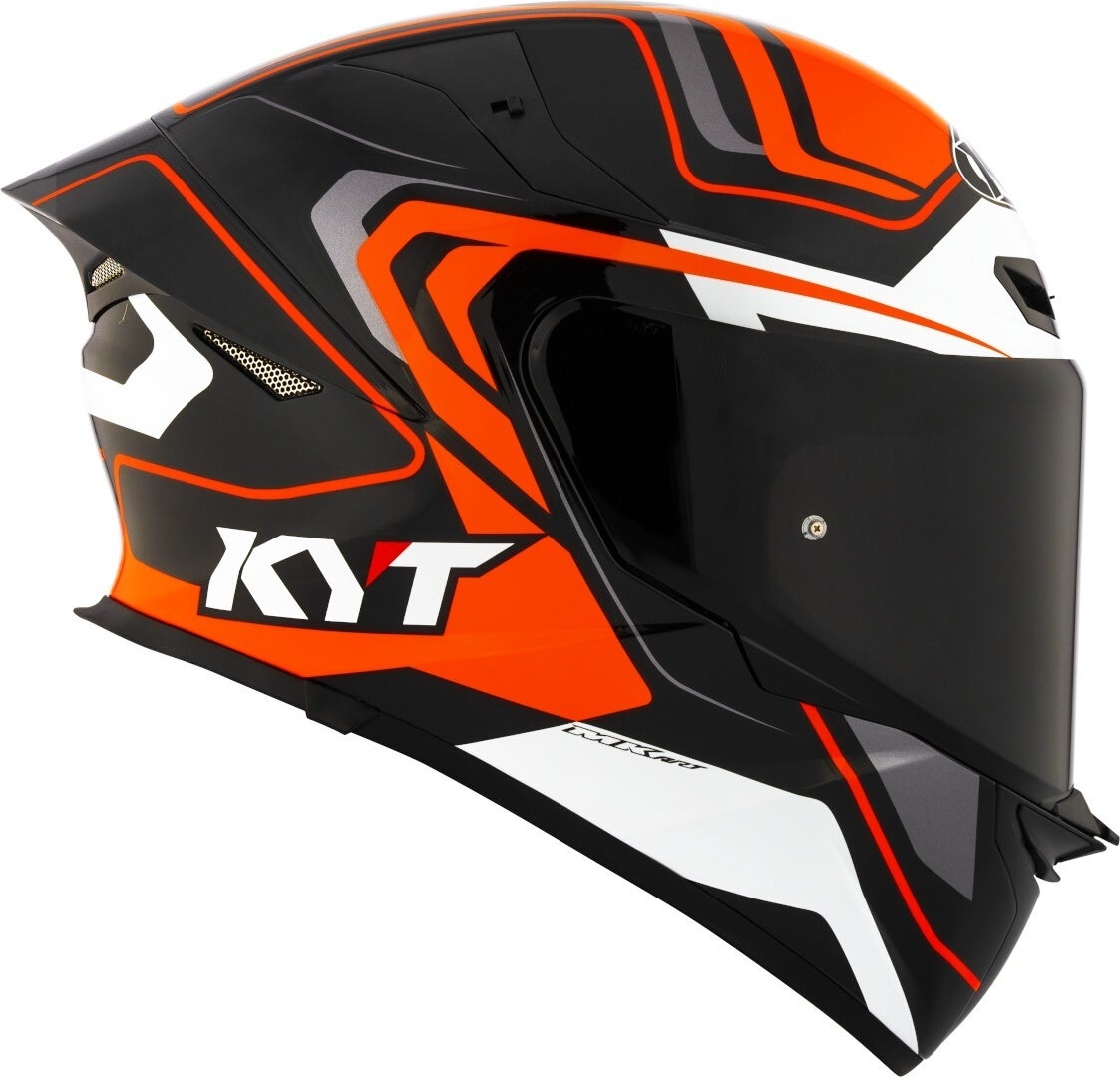 KYT TT-Revo Overtech Hjelm sort/orange S (55/56) Figur 5