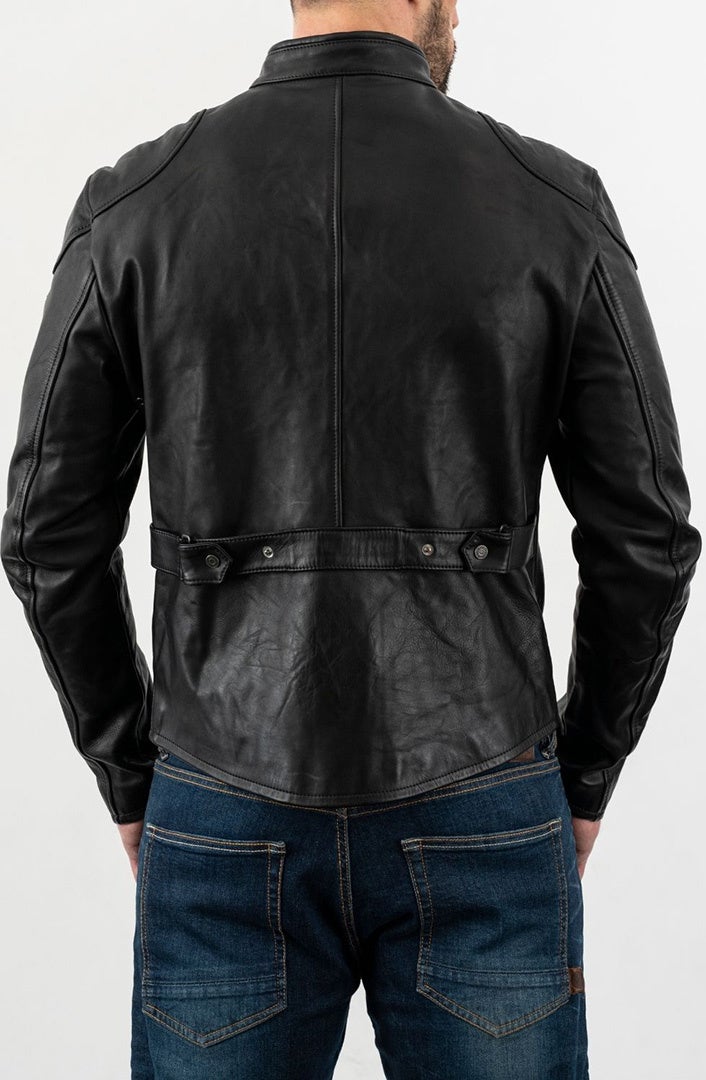 Rokker Goodwood Motorcycle Leather Jacket black XL Figure 2