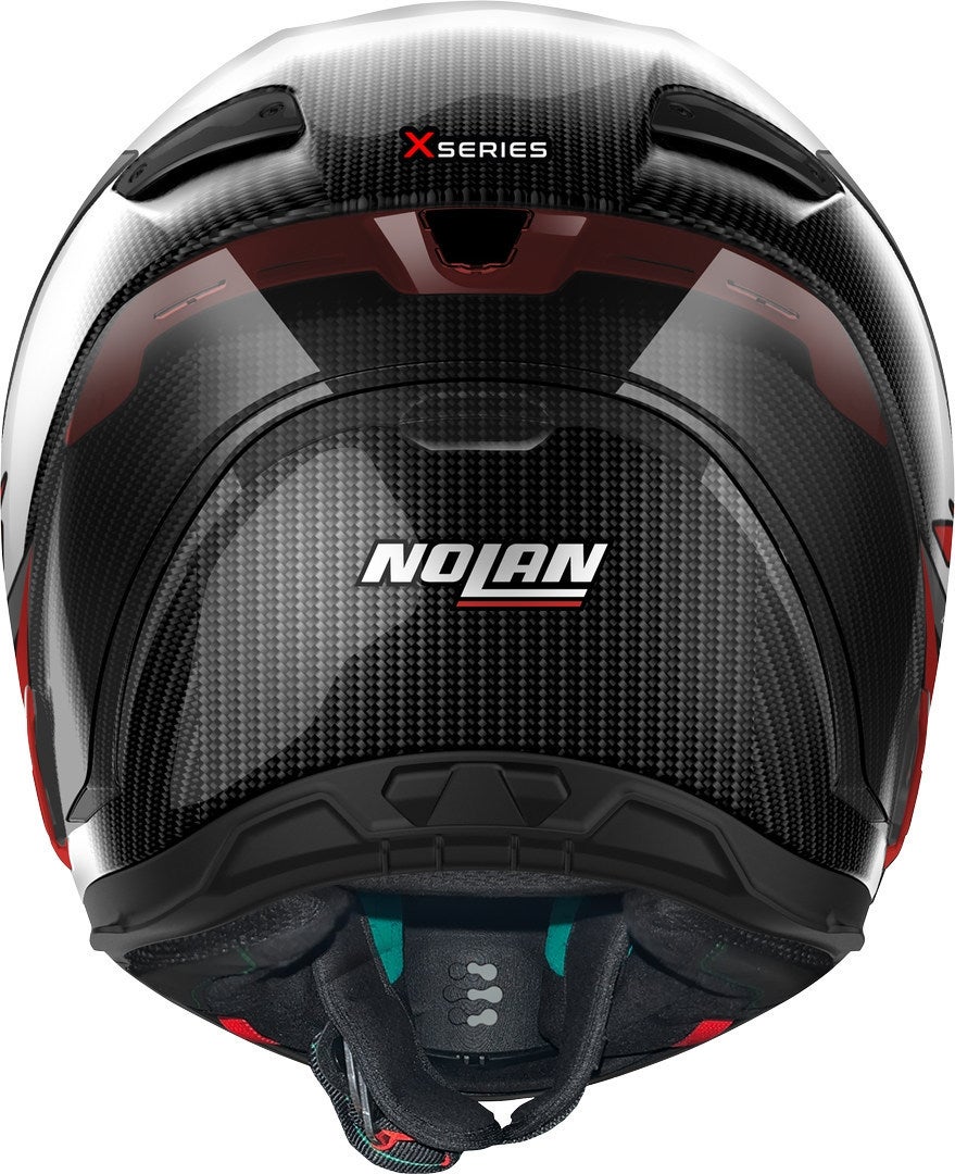 Nolan X-804 RS Ultra Carbon Hot Lap Přilba černá/šedá/červená M (58) Obrázek 4