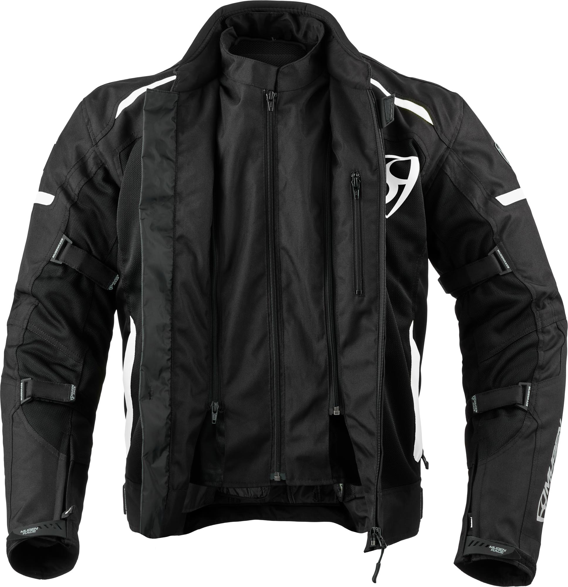 Side view of MUGENRACE Fuggire-A Motorcycle Textile Jacket