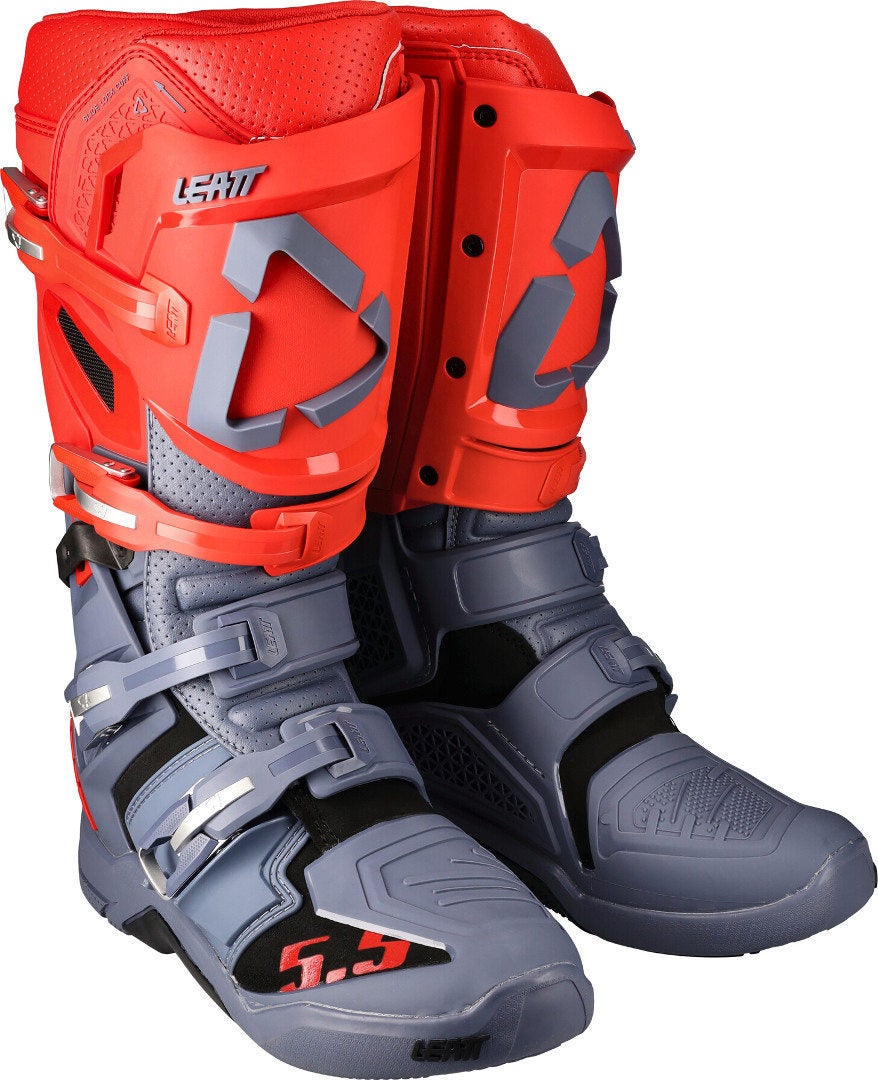 Leatt GPX 5.5 FlexLock Motocross Boots grey/red 45,5 Figure 6