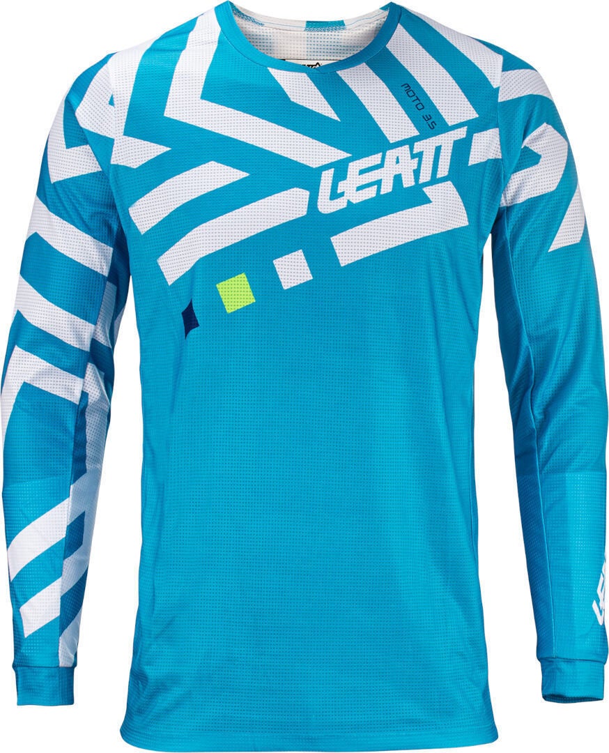 Leatt 3.5 Ride Pattern 2024 Motocross Jersey and Pants Set blue/white XL Figure 10
