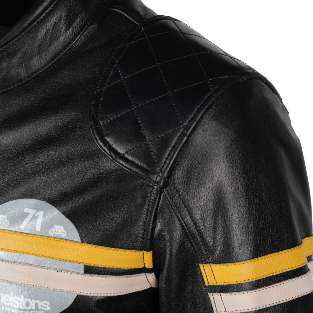 Helstons Chevy Buffalo Motorcycle Leather Jacket black 3XL Figure 3