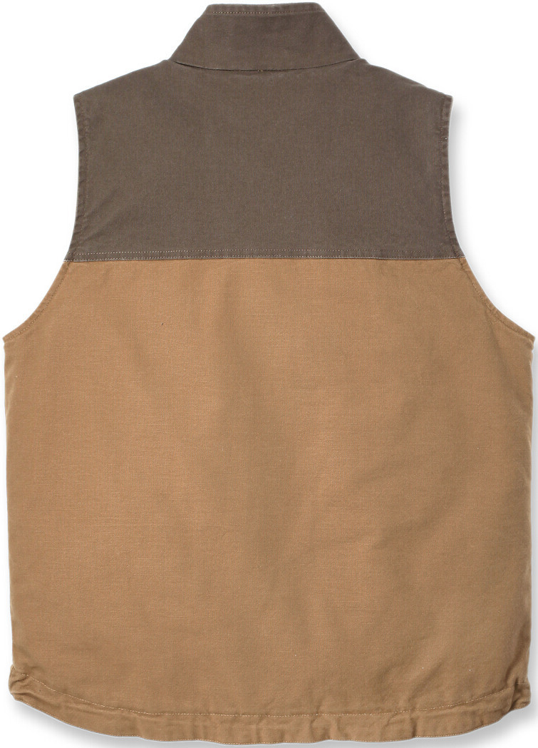 Carhartt Montana Rugged Flex Relaxed Fit Duck Vest Maro închis/maro deschis XXL Figura 2