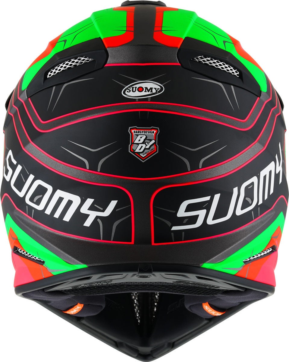 Suomy X-Wing Subatomic Motocross hjelm sort/grøn S (55/56) Figur 4