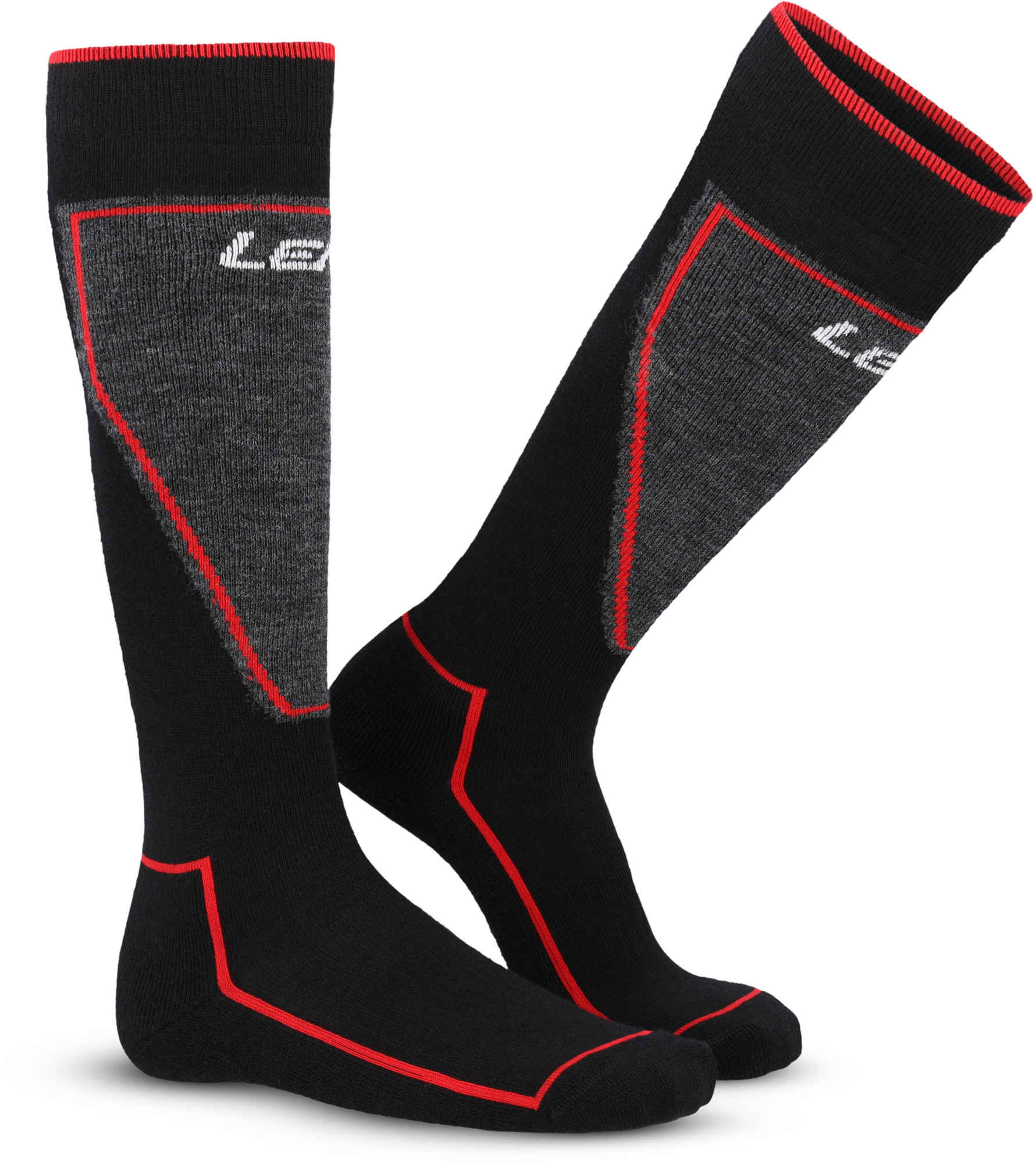 Lenz Performance Ski Socks - Pack of 2 43-46 Figure 4