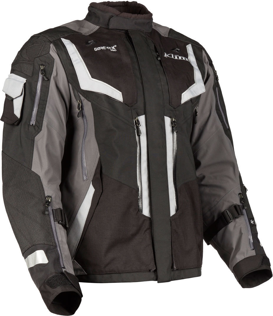 Klim Badlands Pro Motorcycle Textile Jacket dark grey M Figure 3