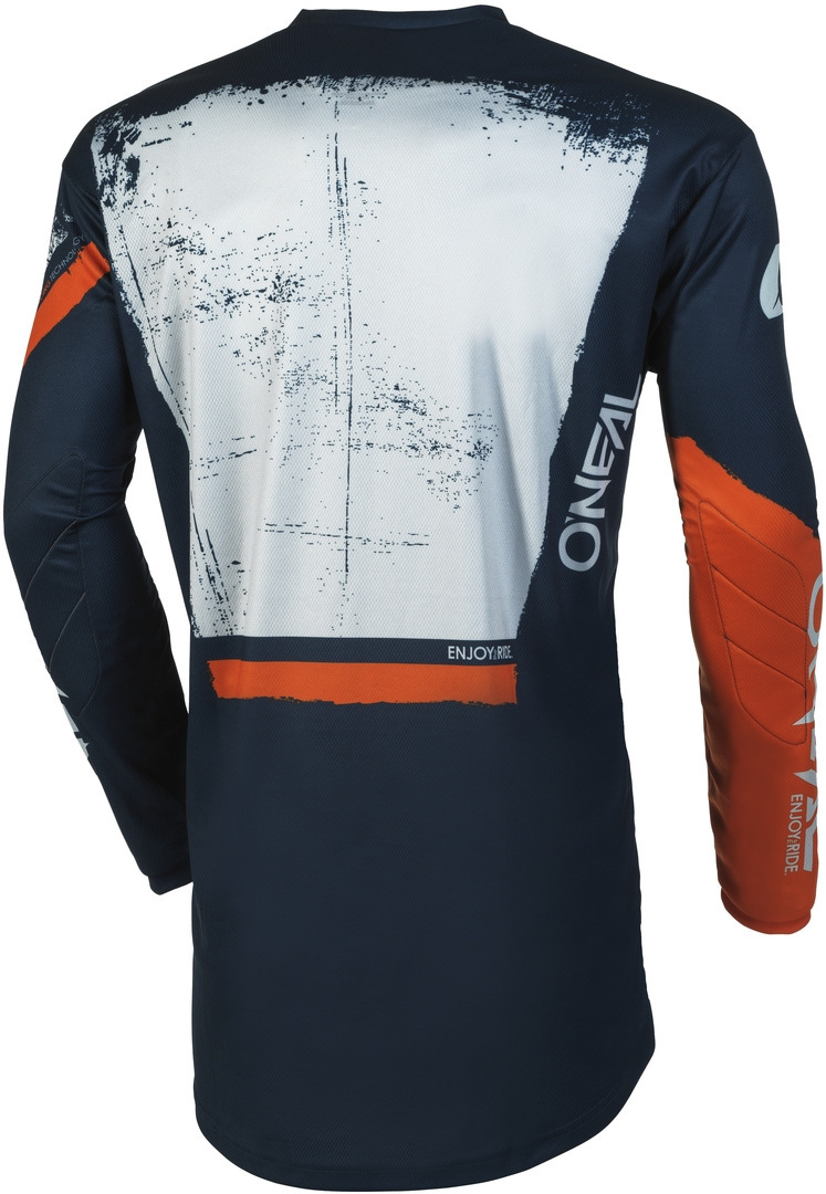 Oneal Element Shocker Motocross Jersey blau/orange L Abbildung 2