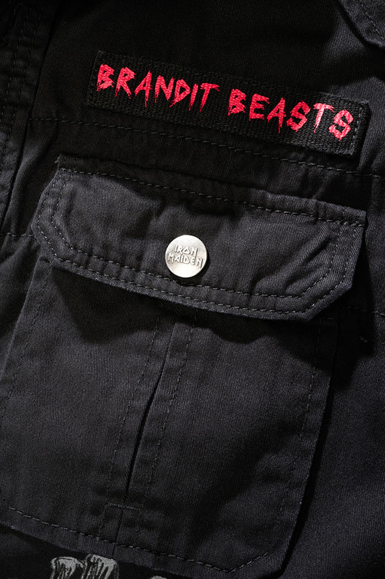 Brandit Iron Maiden Vintage Number of The Beast Chemise sans manches M Figure 7