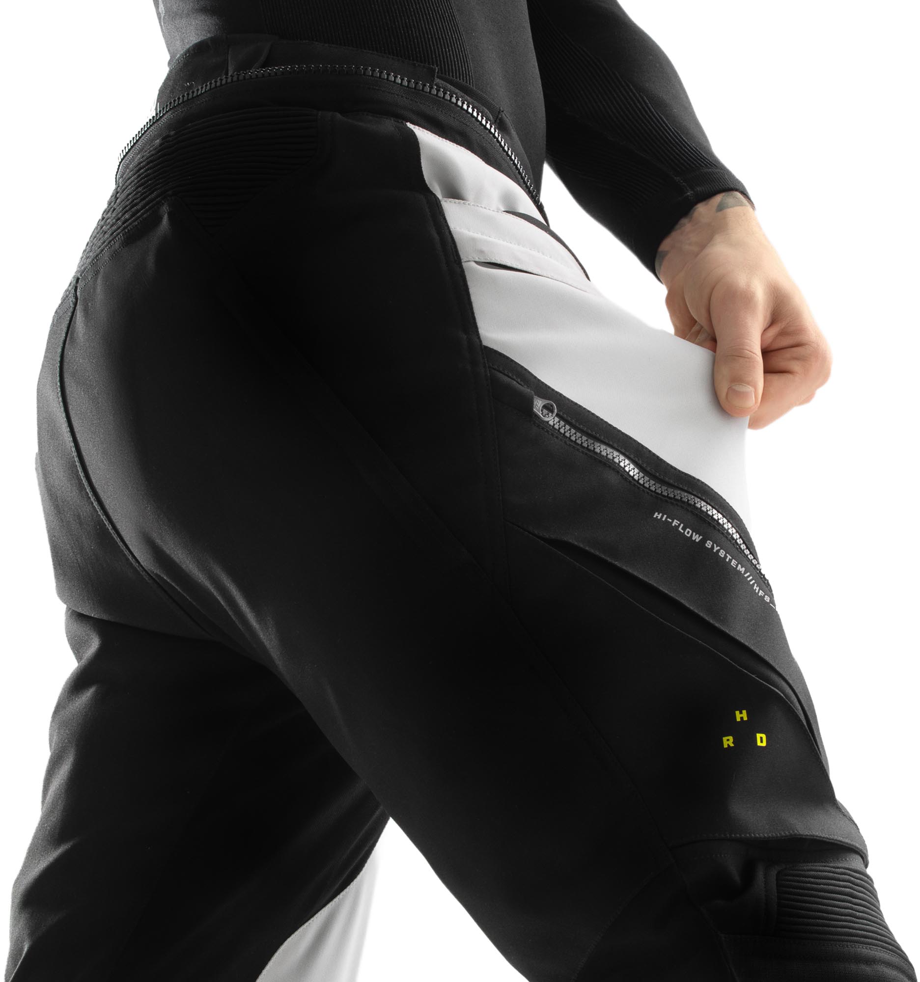 Rebelhorn Hardy 3.0 wasserdichte Motorrad Textilhose schwarz/grau M Abbildung 7