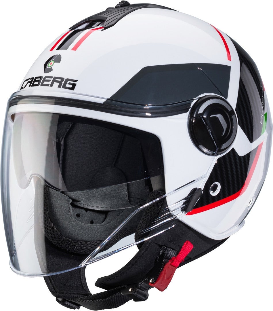 Caberg Riviera V4 X Geo Jet hjelm hvid/sort/rød/grøn S (55/56) Figur 1