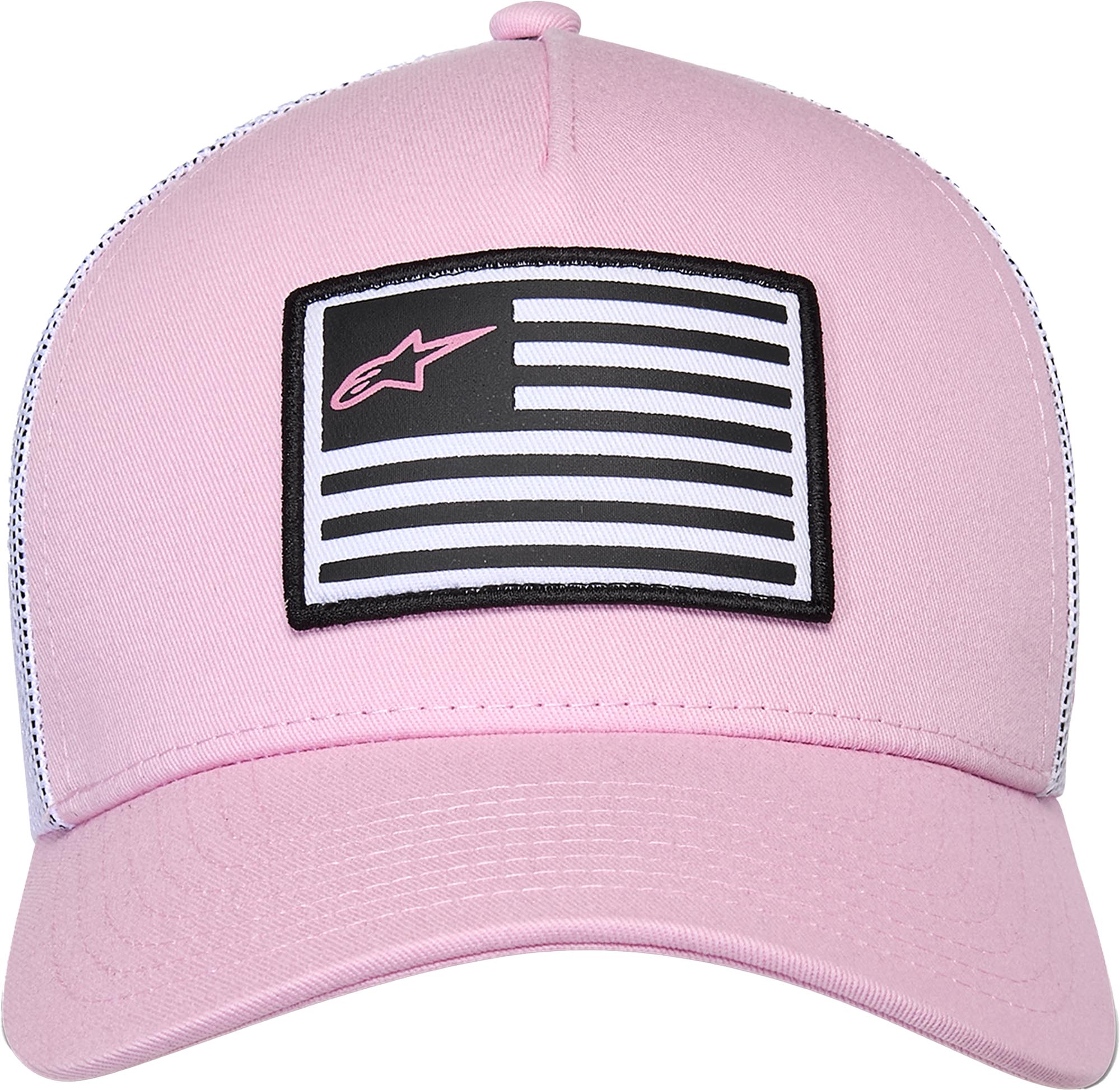 Alpinestars Flag Snapback Casquette rose/blanc Figure 2