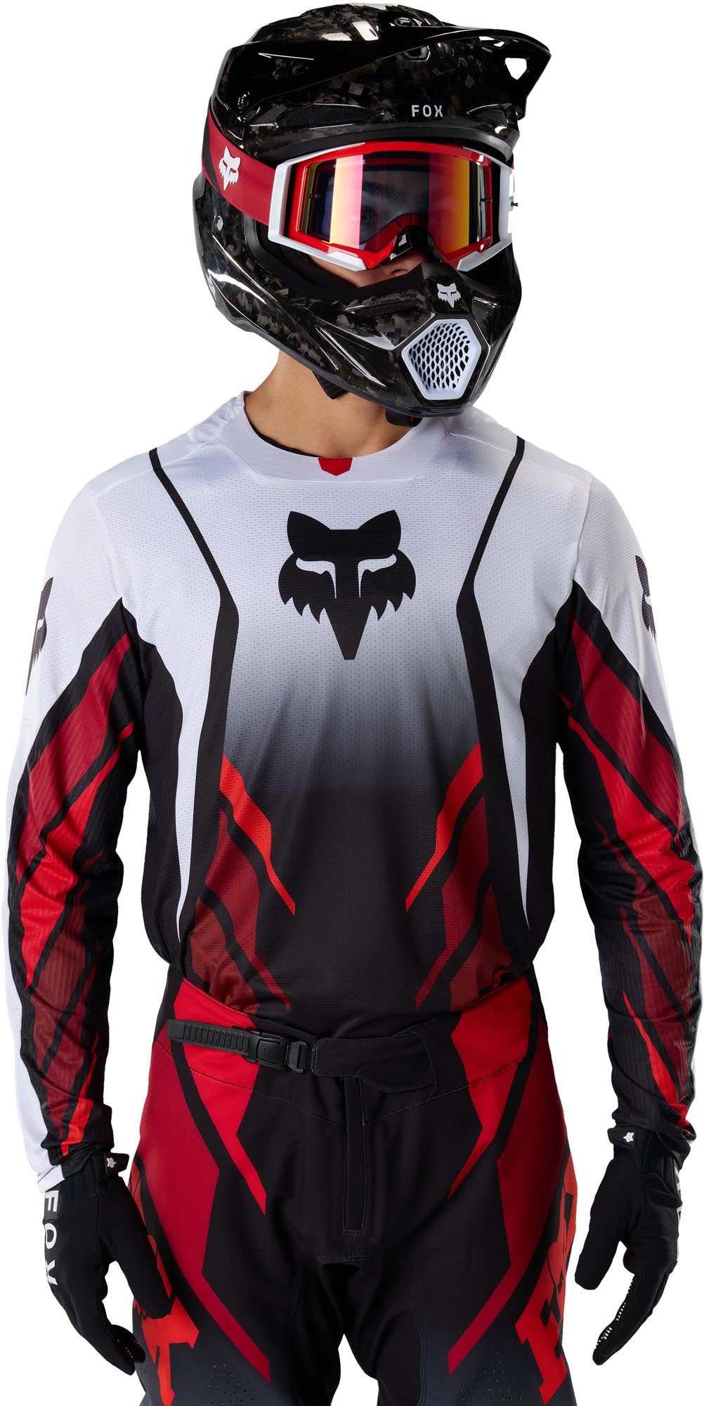FOX 360 Foundry Motocross Jersey black/red/white 2XL Figure 3