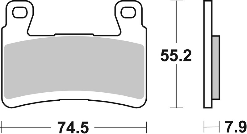 Brembo S.p.A. Plăcuțe de frână metalice sinterizate Road/Sport - 07KA29SR Figura 1