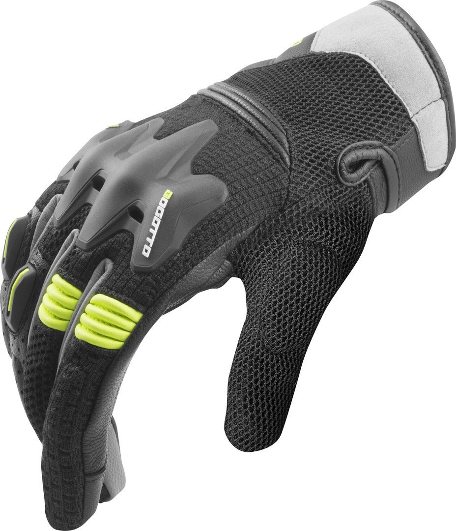 Side view of Bogotto Xatran perforated Motorcycle Gloves