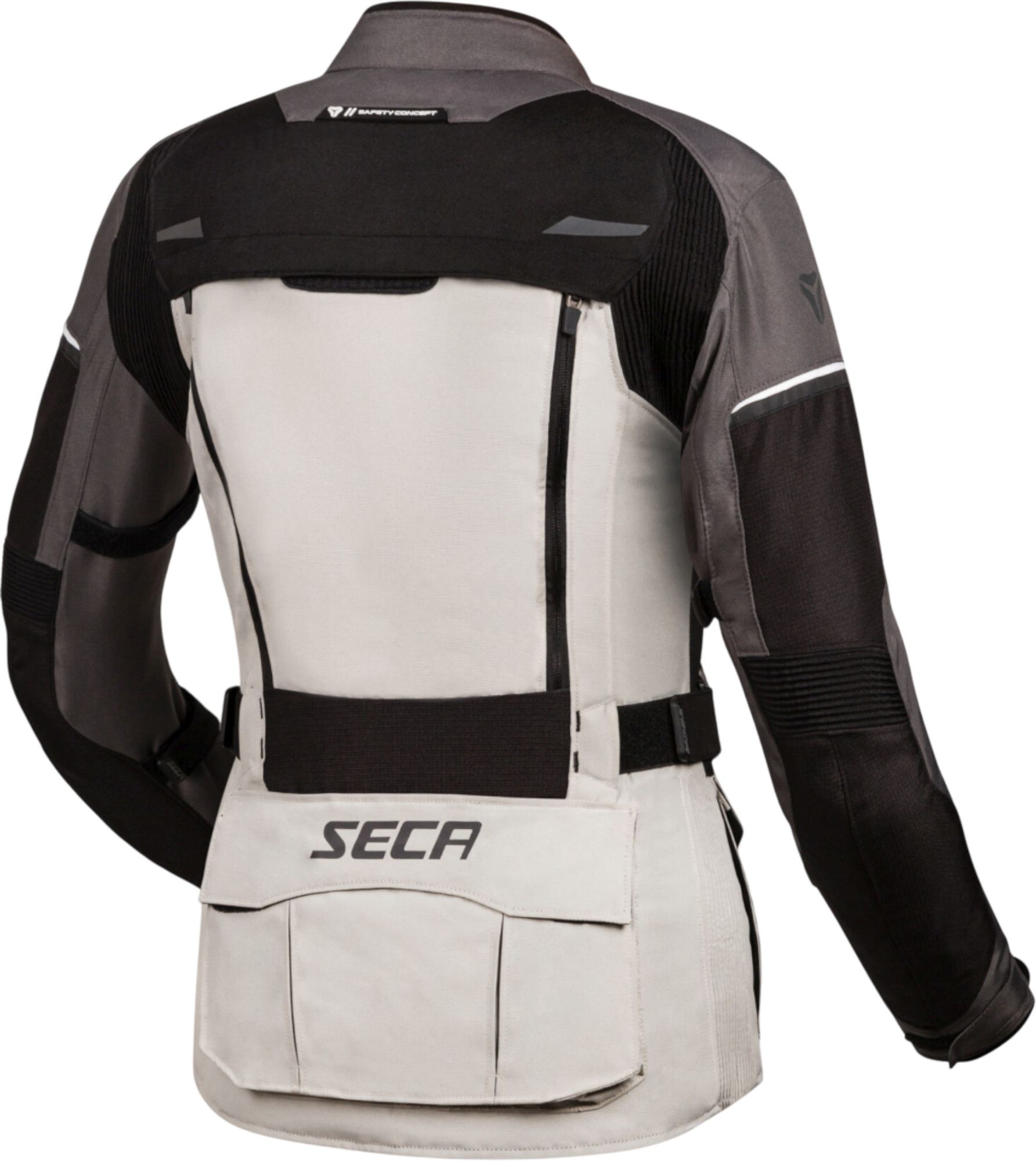 Seca Discovery Damen Motorrad Textiljacke schwarz/grau L Abbildung 2