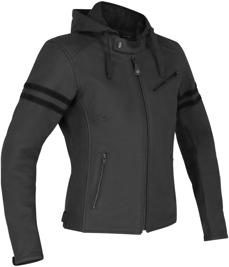 Richa Toulon Black Edition Damen Motorrad Lederjacke 36 Abbildung 1