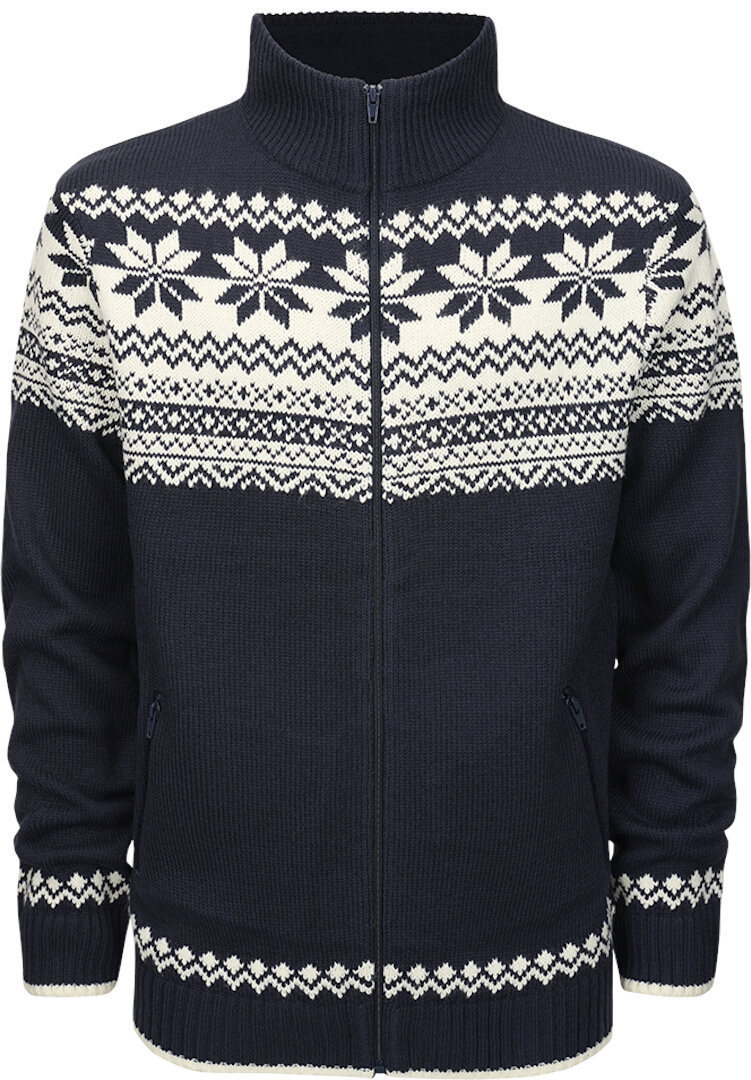 Brandit Norweger Zip Pullover dark blue/white 5XL Figure 1