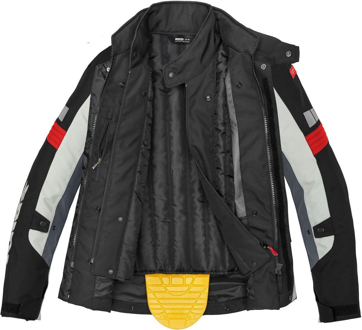 Spidi H2Out Outlander Motorcycle Textile Jacket black/grey/red 3XL Figure 5