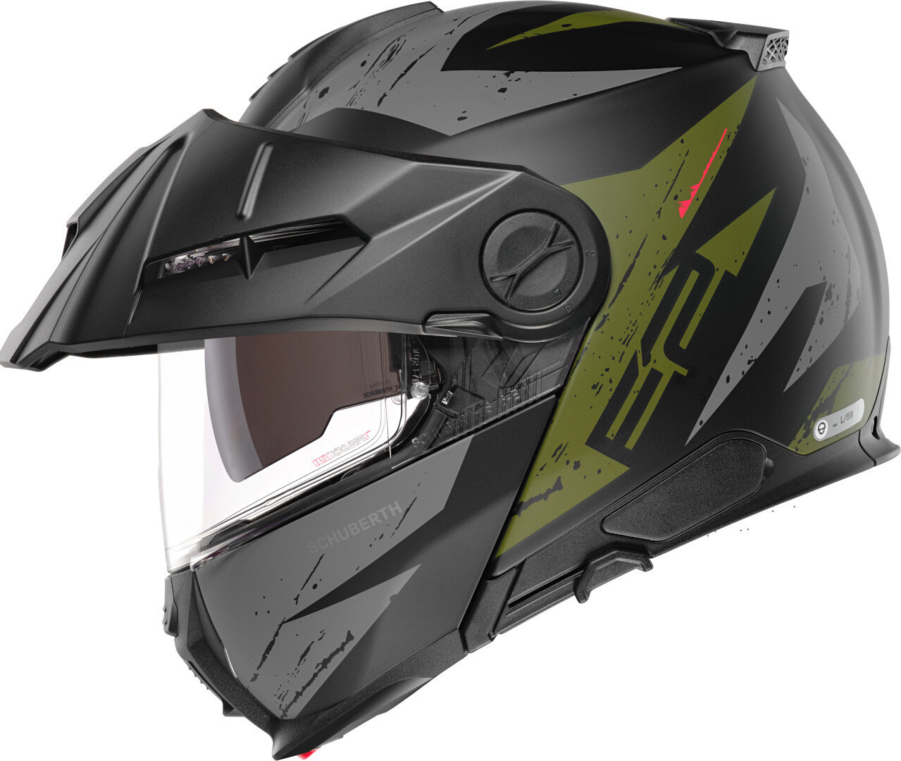 Schuberth E2 Explorer Casque Noir mat/vert XXXL (65) Figure 2