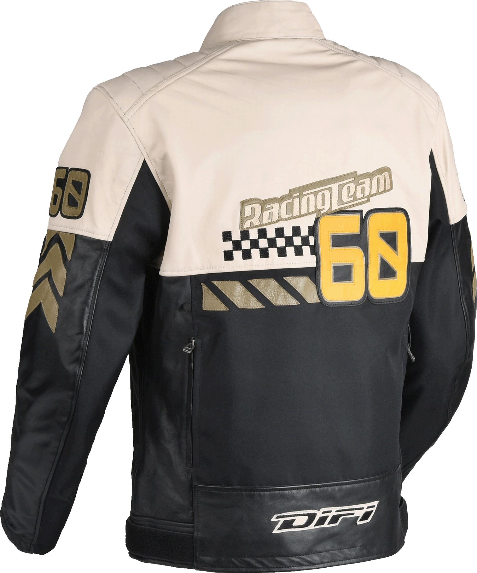 DIFI Iconic Motorcycle Leather Jacket black/beige 54 Figure 2
