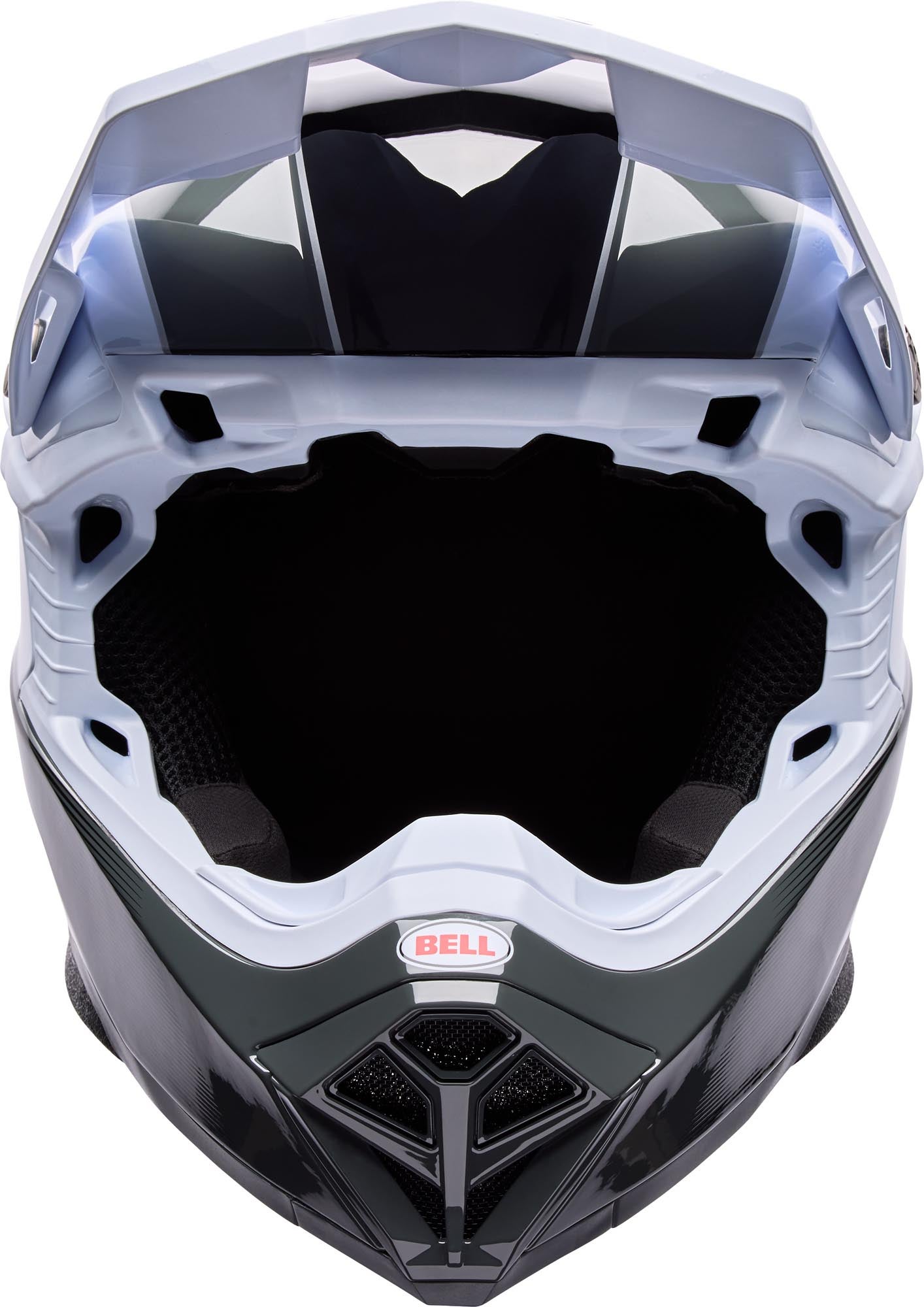 Bell Moto-10 MIPS Falcon Motocross Helm weiß/schwarz M (57/58) Abbildung 3