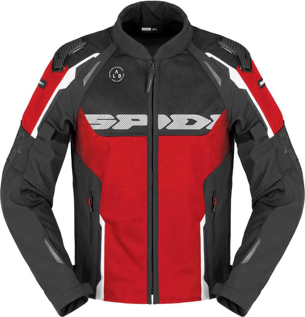 Spidi Race Warrior 2 Net Motorcycle Textile Jacket red 3XL Figure 1