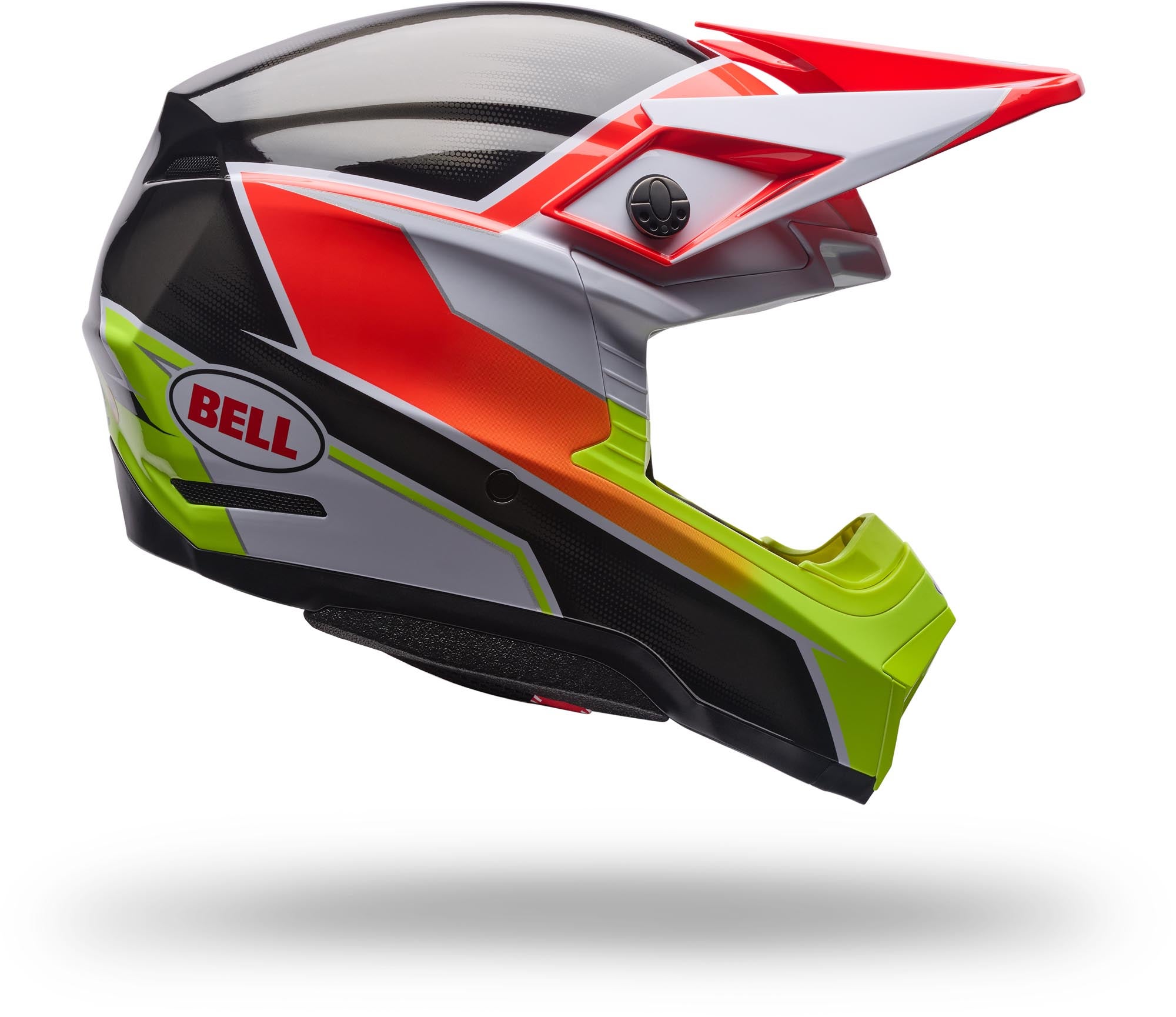 Bell Moto-10 MIPS Surge Motocrosshjälm svart/vitt/rött/gult XL (60/61) Figur 2