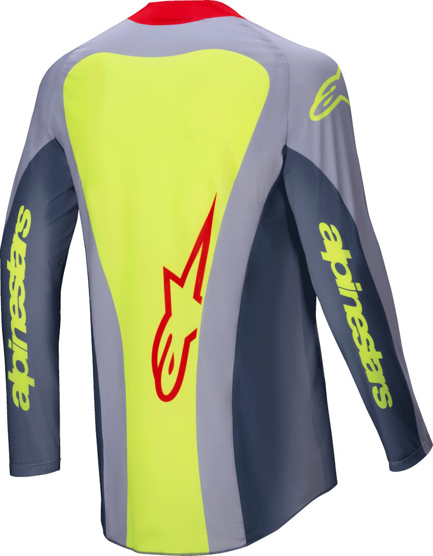 Alpinestars Techstar Melt Motocross trøje rød/grå S Figur 2