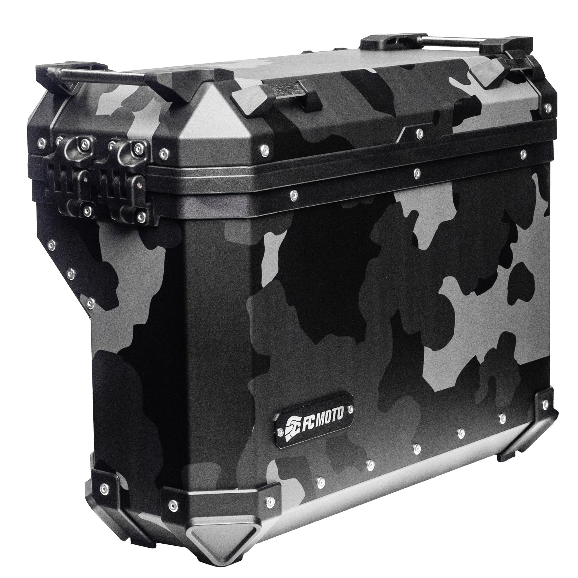 FC-Moto Terreno EVO Camo 36 L Alu Side Case left with cutout black camouflage Figure 2