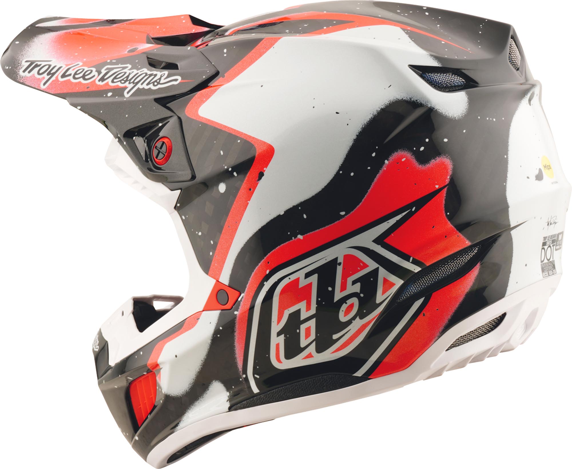 Troy Lee Designs SE5 Carbon Membrane MIPS Casco da motocross L Figura 3