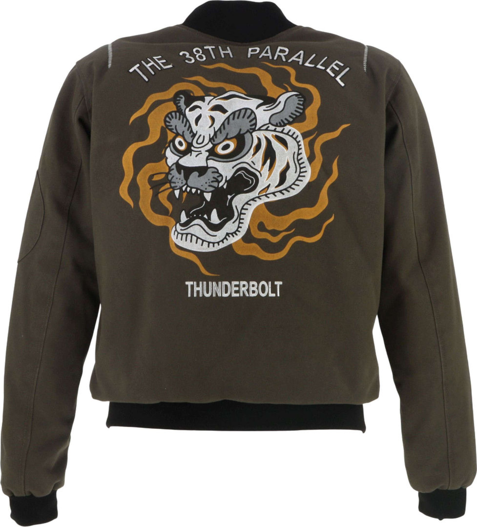 Helstons Tiger Motorcycle Textile Jacket Khaki 4XL Figure 3
