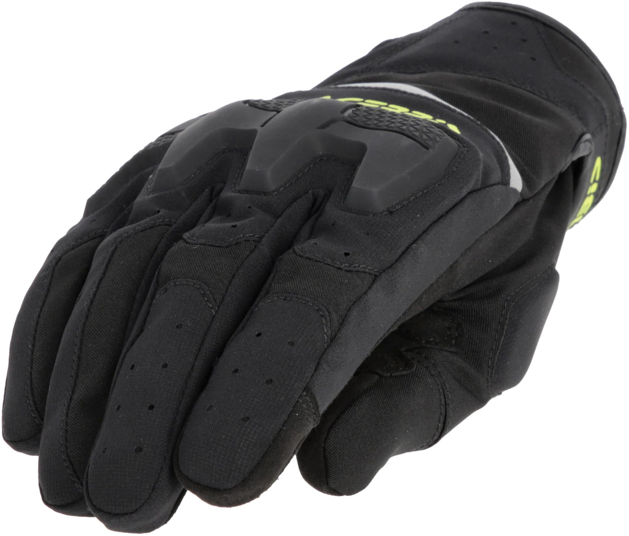Acerbis X-Street WP vandtætte motorcykelhandsker sort/gul XL Figur 1