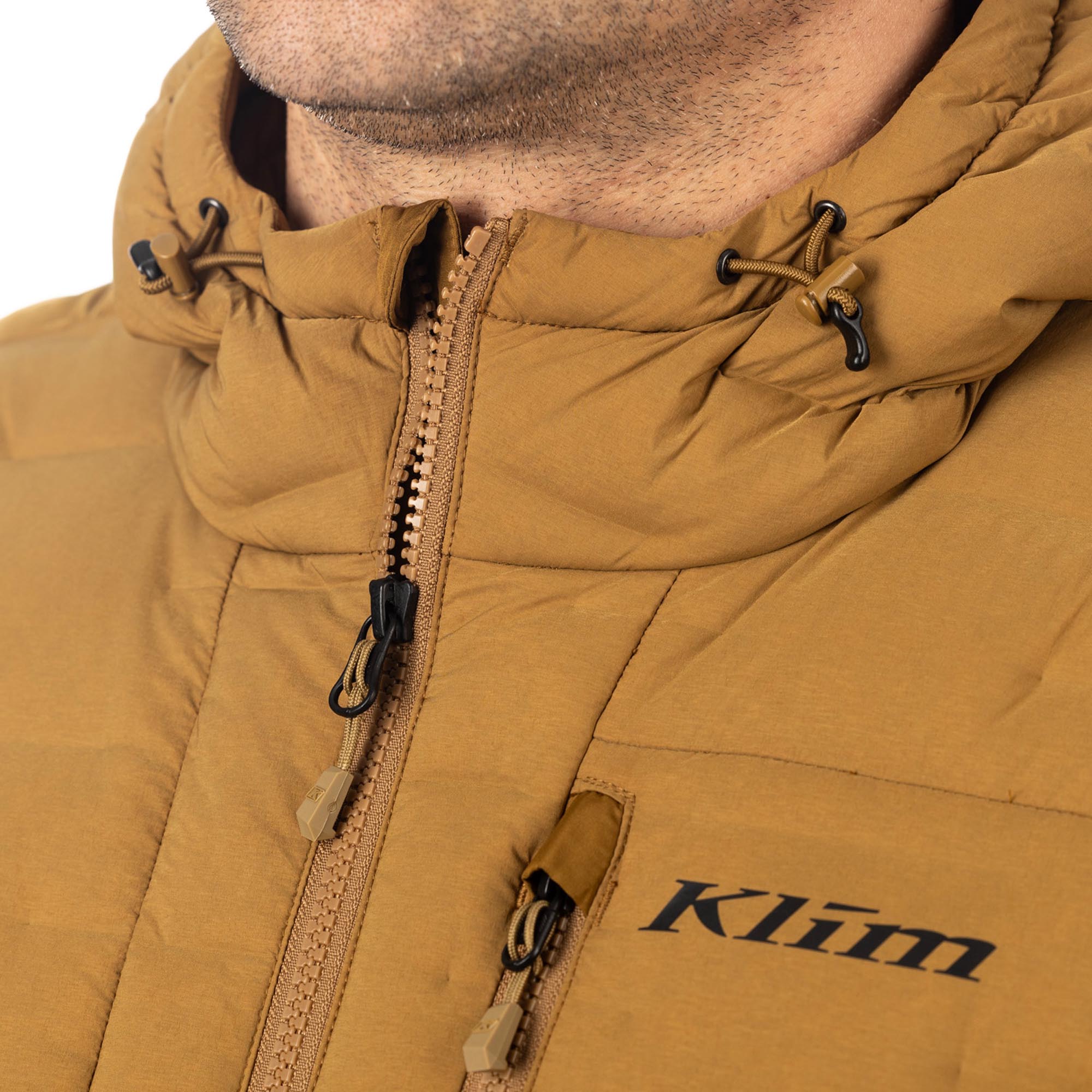 Klim Boulder Stretch Down Hooded Jacket brown S Figure 5