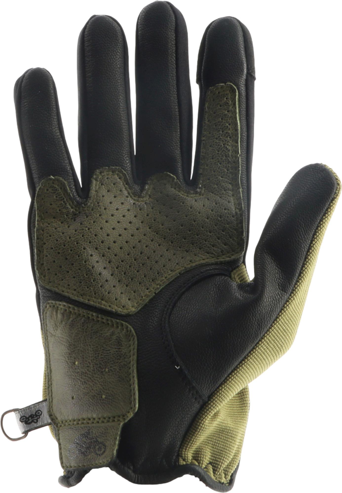 Helstons Dune Motorcykel handsker Sort/Khaki 11 Figur 2