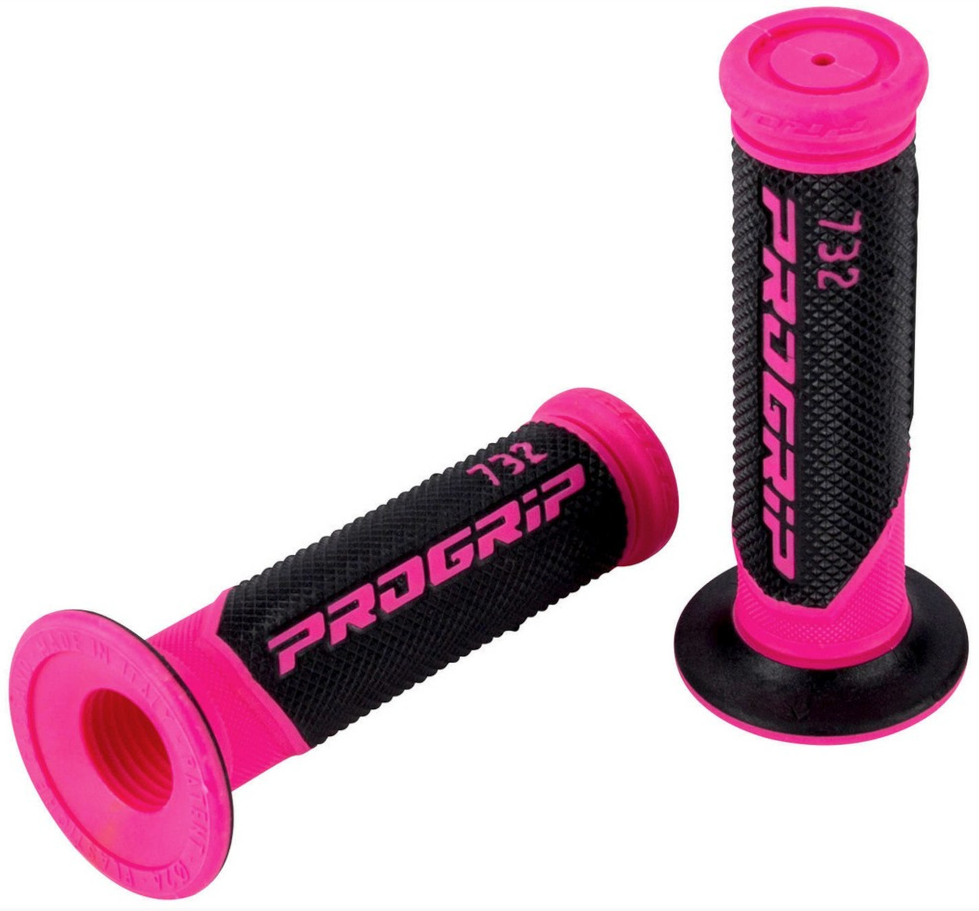 PROGRIP 732 Mânere de ghidon 7/8 inch închise roz/negru Figura 1