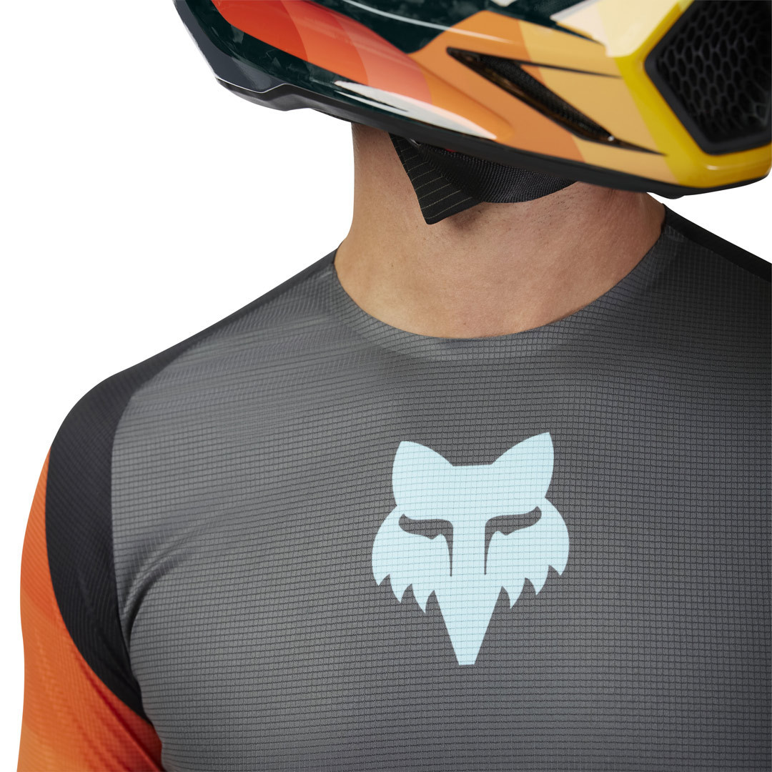 FOX Flexair Grid Motocross Jersey schwarz/orange M Abbildung 4