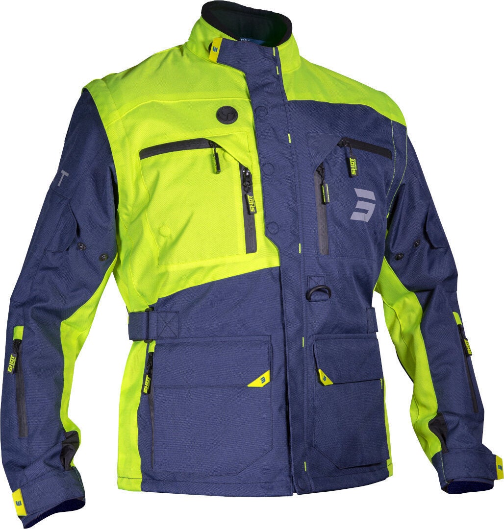 Shot Racetech Jaqueta de Motocross azul/neon-amarelo XXL Figura 1