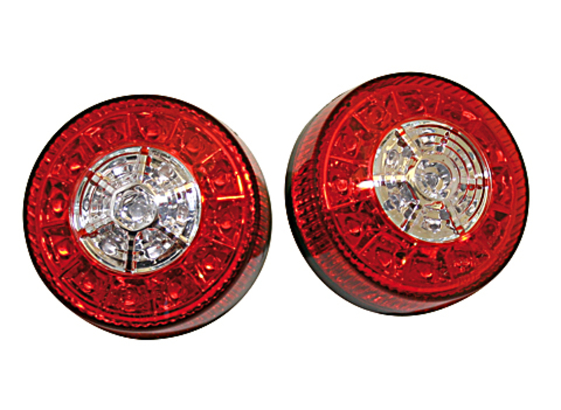HIGHSIDER smart LED-bakljus / indikator för ATV Svart / Röd 3in1, E-godkänd (par) Figur 2