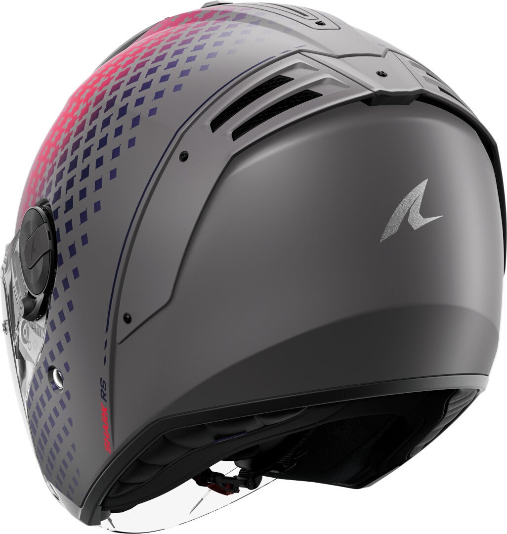 Shark RS Jet Stride Casco Jet Grigio opaco/rosa XXL (63/64) Figura 3