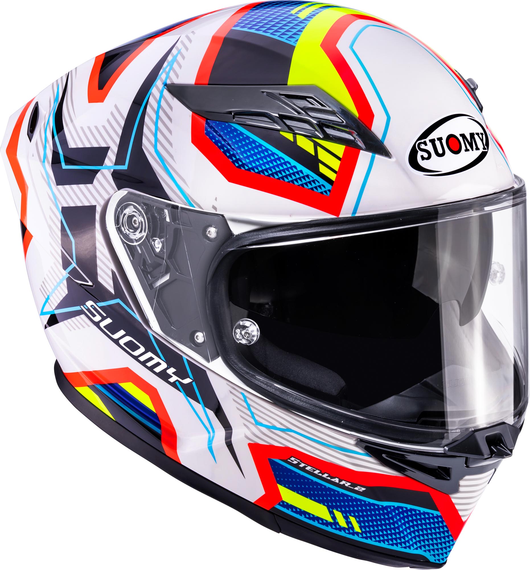 Suomy Stellar 2 Blackstar Шлем белый/синий М (57/58) Рисунок 7
