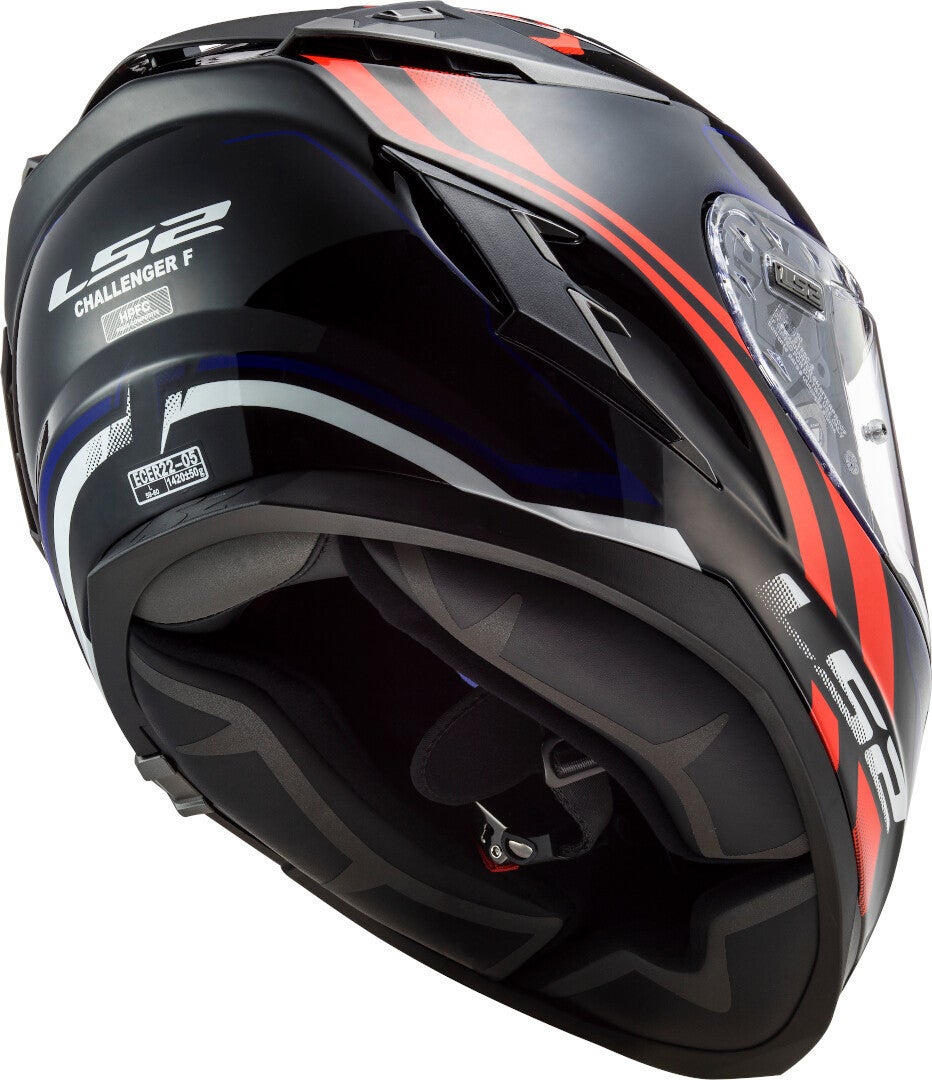 LS2 FF327 Challenger Propeller Helmet black/red/blue XXXL (65/66) Figure 8