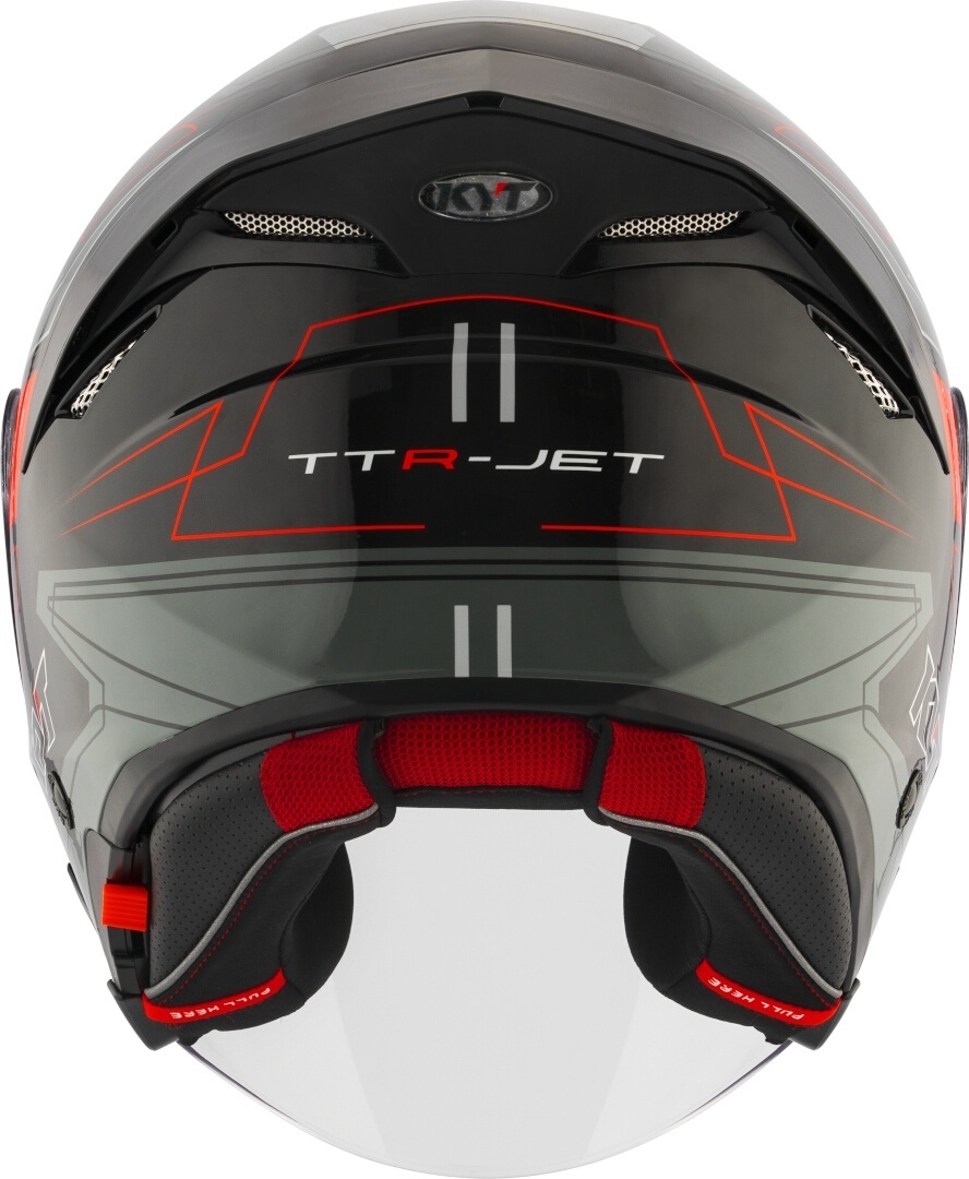 KYT TTR-Jet Led Cască cu reacție Negru/gri XS (53/54) Figura 2