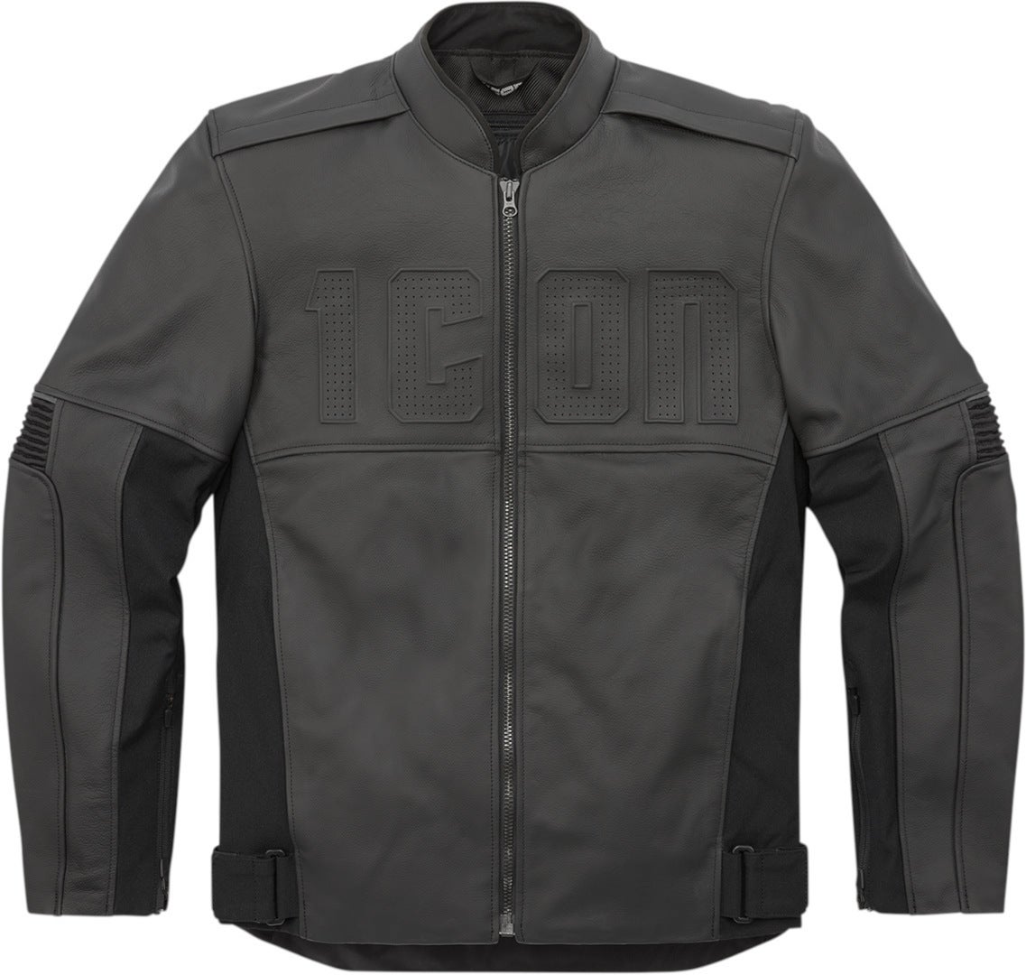 Icon Motorhead3 Motorrad Leder- / Textiljacke Hauptartikel Abbildung 1
