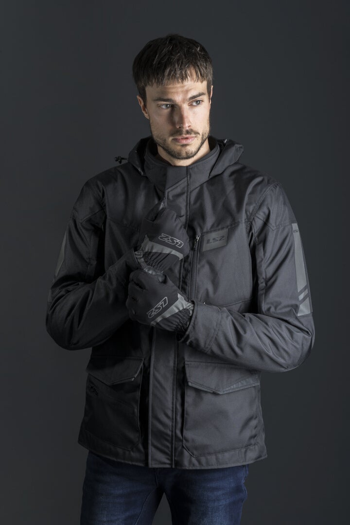 LS2 Metropolis Evo waterproof Motorcycle Textile Jacket black 5XL Figure 3