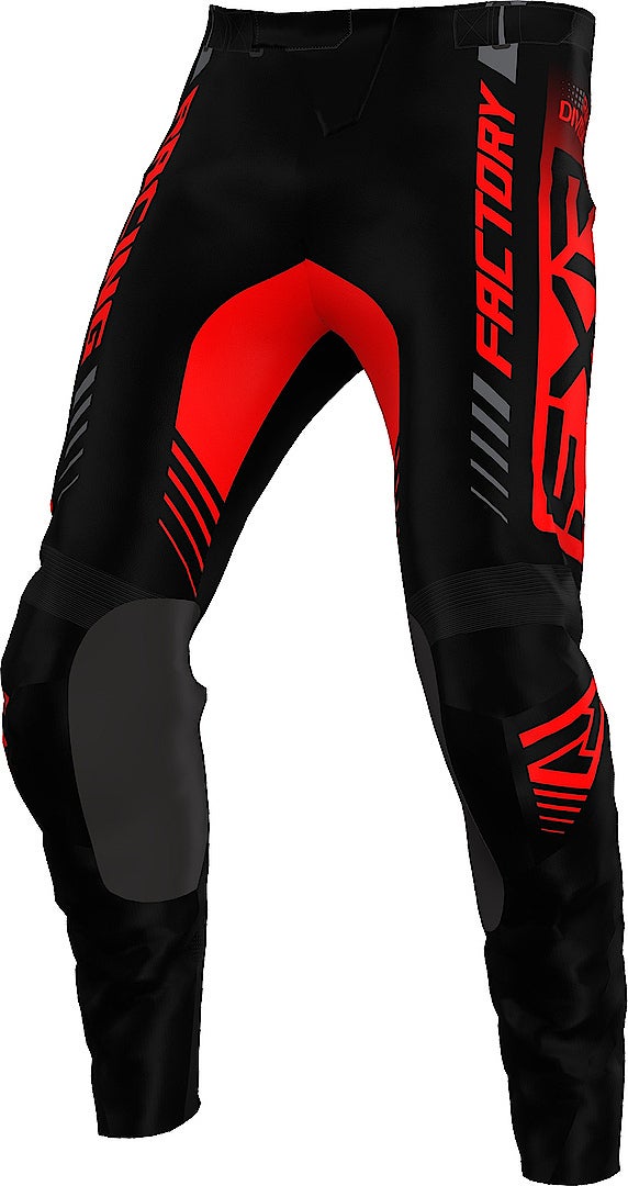 FXR Clutch Pro 2023 Motocross bukser sort/rød 36 Figur 1