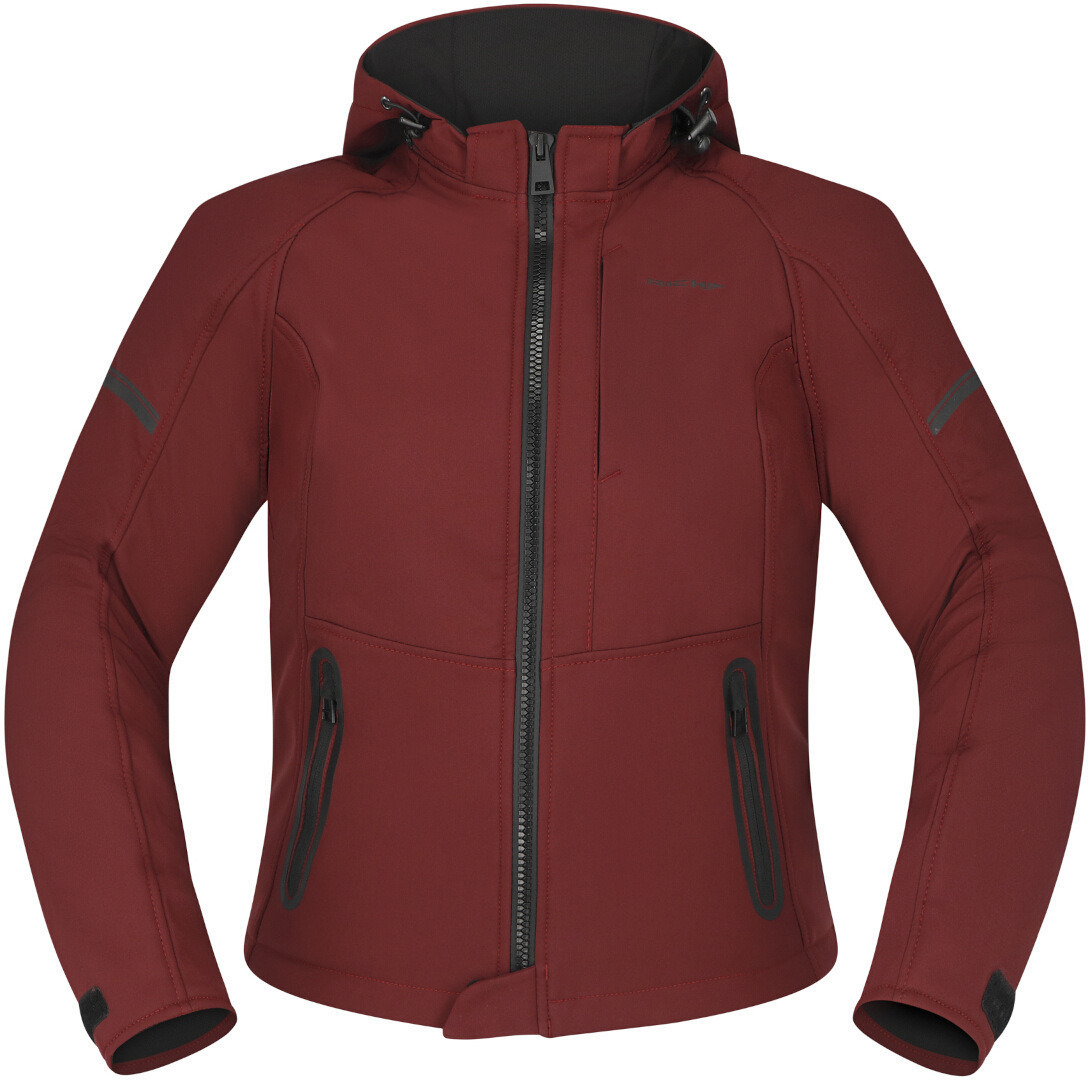 Richa Vanquish 2 Damer Motorcykel Textil Jacka Burgundrött XS Figur 2